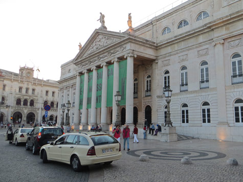 National Theatre in Lisbon Portugal