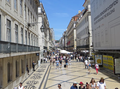 Rua Augusta, Lisbon Portugal