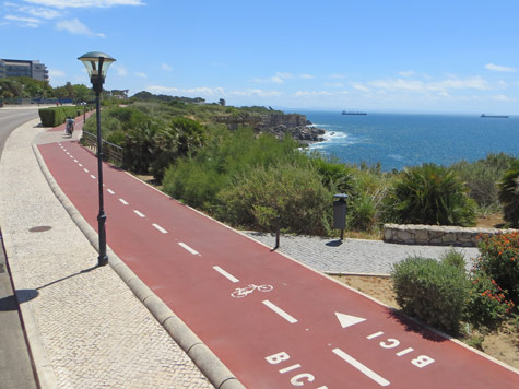 Cycling Path near Cascais Portugal
