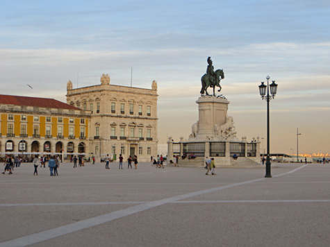 Riverfront Square in Lisbon Portugal