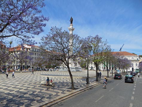 Rossio Square, Lisbon Portugal