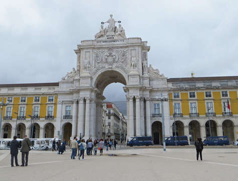 Triumphal Arch, Lisbon Portugal