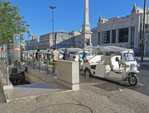 Tuk Tuks in Lisbon Portugal